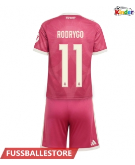 Günstige Real Madrid Rodrygo Goes #11 3rd trikot Kinder 2026-27 Kurzarm (+ Kurze Hosen)